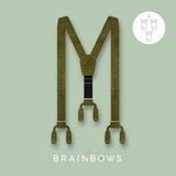Cork braces deluxe - Olive green