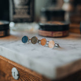 cufflinks with cork fabric