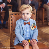 sweet caramel brown kids bow tie