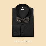 Hipbow for black dress shirt