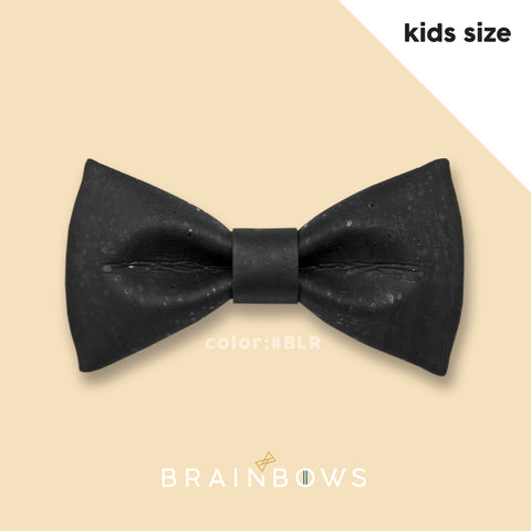 black cork bow tie for kids