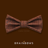 chocolate color cork bow tie