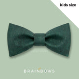 dark green hipbow cork bow tie