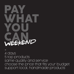 Supporting Handmade with Heart: Our "Pay What You Can" Weekend