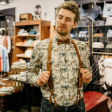Set of Cork braces deluxe + Hipbow "The Cognac"