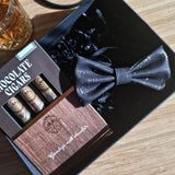 Gift set - Cork bow tie + chocolate cigars