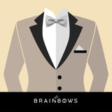 Hipbow 2.0 for beige tuxedo/suit