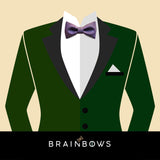 Hipbow 2.0 for dark green tuxedo/suit