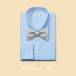 Hipbow for light blue dress shirt