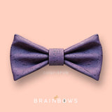 cork bow tie in purple