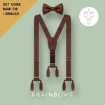Set of Cork braces deluxe + Hipbow "The Hot Chocolate"