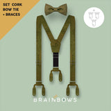 Set of Cork braces deluxe + Hipbow "Dirty Martini"