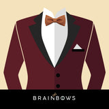 Hipbow 2.0 for burgundy tuxedo/suit