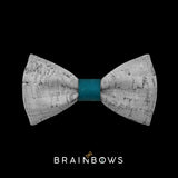 kids bow tie core teal