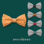 bamboo cork bow tie with 5 cores