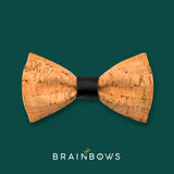 cork bow tie with black core