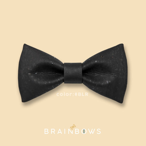 black cork bow tie