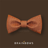 cognac cork bow tie