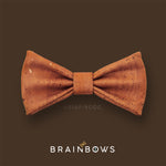 cognac cork bow tie handmade