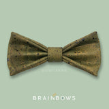 grass green army olive cork bow tie