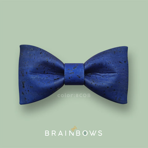 blue cork bow tie