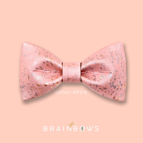 pink champagne cork bow tie