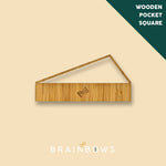 wooden pocket square bamboo nexus