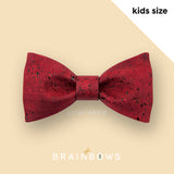 dark red bow tie for kids cork